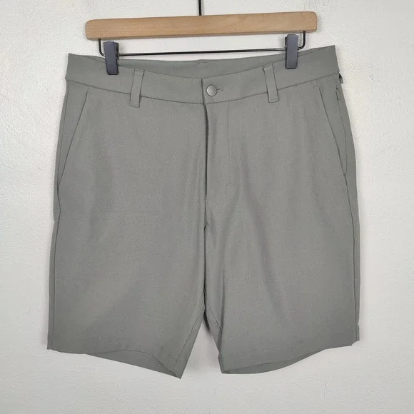 Lululemon Commission Classic-Fit Short Mens 32 9" Warpstreme Seal Grey Golf - Picture 2 of 8